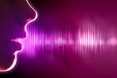 声音波插图展示音乐播放器顶峰记录酒吧音乐仪表脉冲概念立体声图片