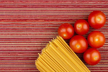 番茄和面粉饮食金子烹饪营养杂货蔬菜红色黄色面条美食图片
