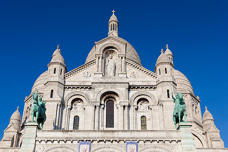 法国巴黎Montmartre 蒙马特建筑历史晴天建筑学旅游城市遗产石头历史性旅行图片