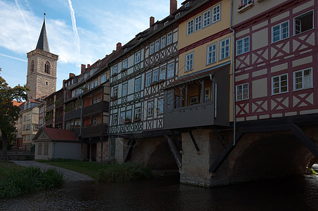 德国Erfurt桥的店主家图片