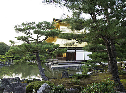 Kinkakuji(黄金馆)是京都北部的Zen寺 J图片