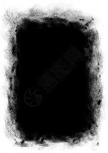 Grunge 遮罩框架纹理黑色对比度染色页面设计复古元素画像图片