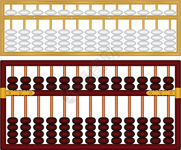 中国算盘会计古董数字网格珠子棕色工具数学数数经济背景图片