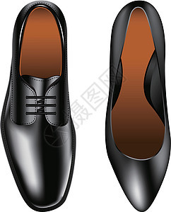 鞋子鞋女性肩带皮革黑色裙子男人女士鞋类奢华插图图片
