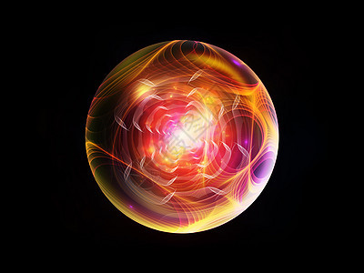 分形球元素大理石渲染体积作品几何学径向网格中心图片