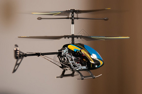 RC型飞行直升机背景图片