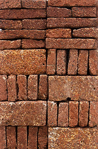 红铁砖砖建筑红土材料城堡装饰橙子墙纸岩石历史手工图片