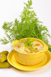 黄瓜汤饮食芳香草本植物叶子蔬菜芹菜烹饪美食洋葱添加剂图片