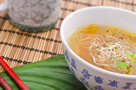 鲜光和美味 美藏汤美食活力大豆异国食物健康饮食胡椒饮食早餐情调图片