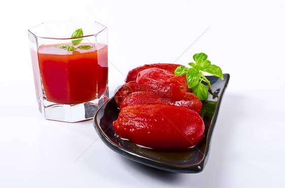 切西红番茄饮食蔬菜红色水果美食图片