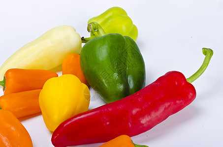 不同的辣椒美食水果红色胡椒香料绿色蔬菜植物厨房盘子图片