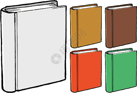 一套空白书封面文化灰色教育皮肤棕色图书馆文学白色绿色标题图片