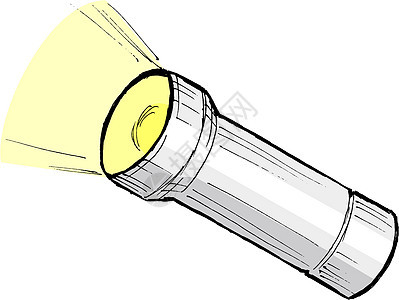 金属手电筒情况工具光束力量安全灯笼照明火炬古董白色图片