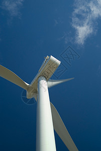 风力涡轮机车站活力绿色转子工业旋转力量环境蓝色生态图片