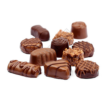 白色的巧克力类美食营养收藏甜点牛奶小吃可可食物棕色图片