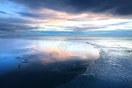 冰岛冷冻海岸旅行荒野环境火山假期日落海滩地平线海岸线风景图片