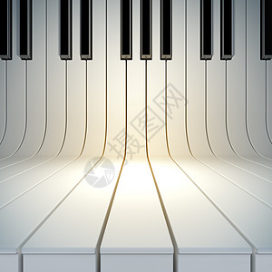 钢琴键的空白表面图片