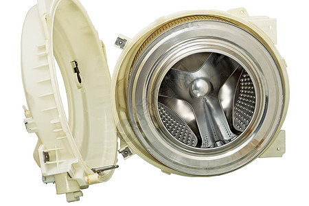 洗衣机的钢鼓机器纹理矿物加热器不锈钢金属离心机活力加热反射图片
