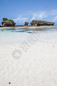 马林迪海滩波浪地平线情调热带海景天堂旅游蓝色海岸太阳图片