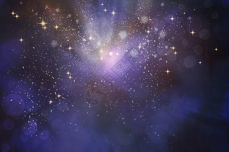 摘要灯光背景紫色闪光宇宙插图辉光星星墙纸图片