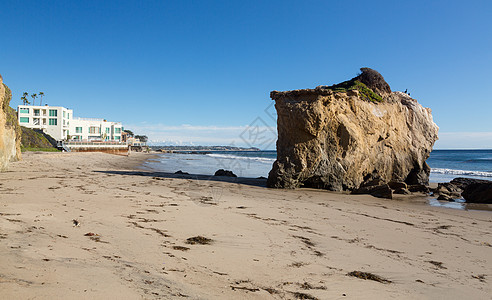 加利福尼亚州海滩支撑波浪悬崖途径海浪旅行公园海洋海岸线吸引力图片
