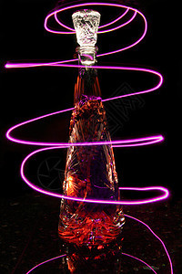 紫光轨水晶瓶装工艺图片