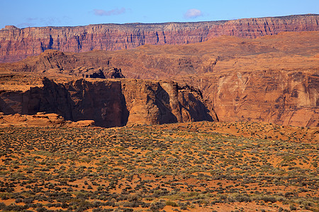橙色棕色沙地 沙漠格伦峡谷红图片