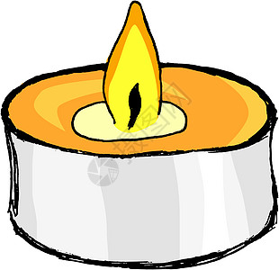 芳香蜡烛 矢量图像生活插图卫生火焰棕色洗澡温泉治疗身体草图图片