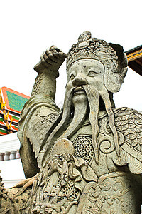 泰国大宫古老的雕像图片