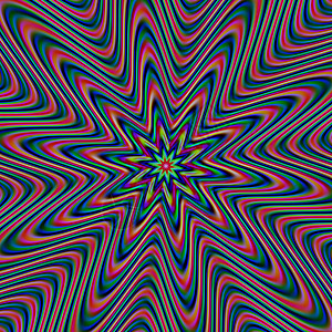 对对称海报作品韵律风格漩涡装饰化合物花环几何学框架图片