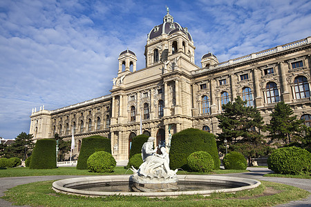 花园天空奥地利维也纳纪念碑教会文化蓝色景观天际首都历史假期天空背景