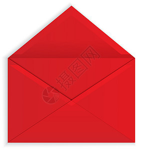 红信封开放矢量背景图片
