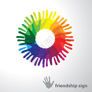 友 情 签 亲 约蓝色公司棕榈孩子婴儿打印家庭手印友谊指纹图片