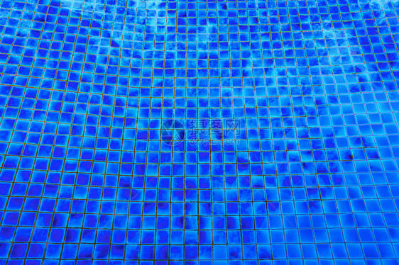 泳池背景瓷砖海浪纹理地面游泳池图片