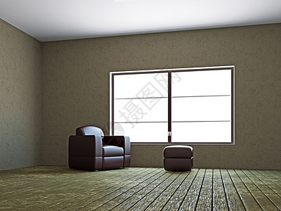 带扶手椅的客厅艺术家具装饰座位内阁架子软垫枕头沙发窗户图片