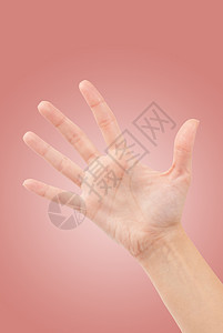 露露女性手或五号数字数数商业手指身体帮助问候语手臂指甲手势图片