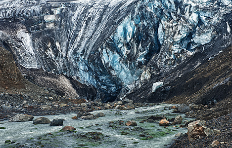 冰川冰洞季节洞穴高山峡谷山沟冰山山脉冻结鸿沟远足图片