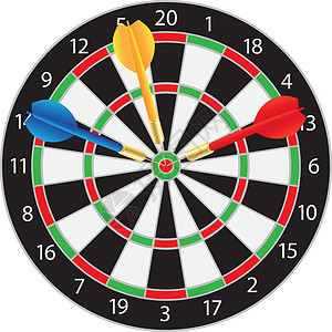 带 Darts 说明的达字板图片