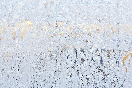 雪雪模式玻璃太阳水晶窗饰窗户黄色白色雾凇宏观季节图片