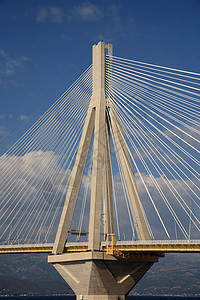Rio 抗原河桥蓝色天空白色图片