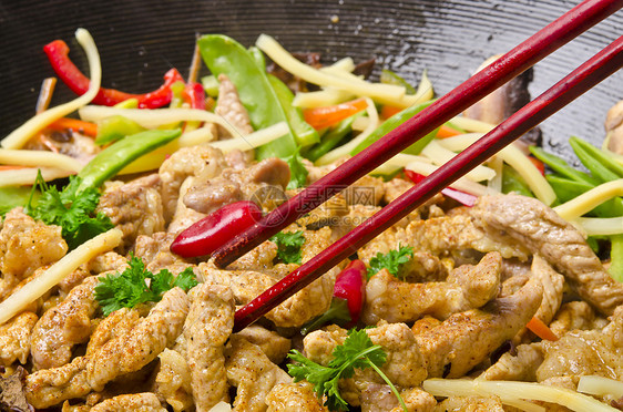 烤煎锅牛扒橙子饮食辣椒蔬菜烹饪香肠大豆美食胡椒图片