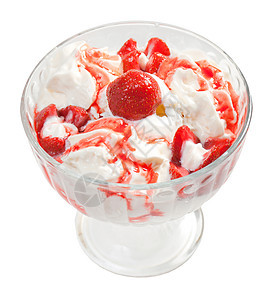白莓甜甜点正方形勺子鞭打玻璃小吃美食饮食水果迷迭香奶制品图片