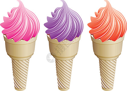 冰淇糕沙漠冰淇淋茶点甜点味道食物锥体晶圆香草饮食图片