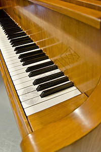 钢琴键乐器钥匙音乐黑色木头白色棕色琴键图片