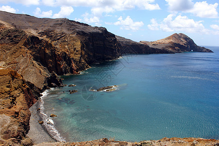 葡萄牙马德拉岛海滩气候悬崖卡波岛屿火山海洋海岸线旅行岩石图片