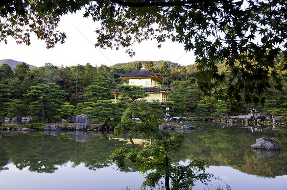 日本京都北京金馆庆九寺寺庙 日本图片