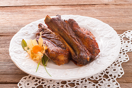 烧烤肋骨餐厅牛肉投标猪肉食物架子营养美食味道骨头图片