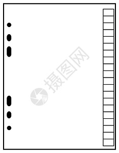 纸页工作表日记白色文具穿孔笔记软垫商业利润文档线条图片