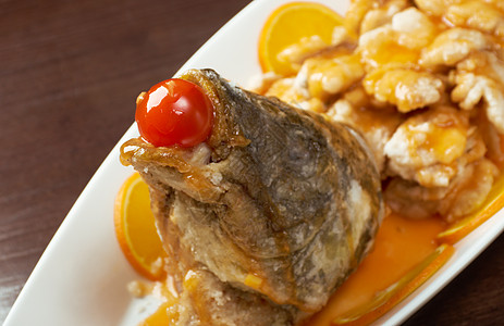 鱼饮食传统盘子美食蔬菜淀粉食物烹饪栖息筷子图片
