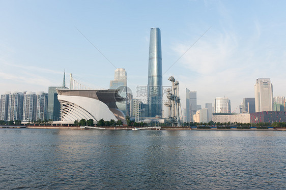 光祖市和朱江河建筑市中心摩天大楼水平建筑物地标天际图片